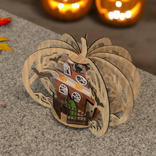 Load image into Gallery viewer, Halloween Pumpkin Laser Cut Project