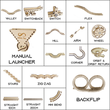 Load image into Gallery viewer, Infinity Trax - Newton Edition | Laser Cut Wooden Marble Run Digital Download