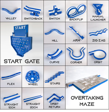 Load image into Gallery viewer, Infinity Trax - Racing Edition | 3D Printable Digital Download