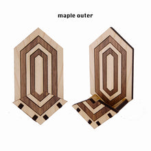 Load image into Gallery viewer, A single air plant holder in maple