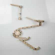 Load image into Gallery viewer, ~n example marble run made using the Infinity Trax starter pack